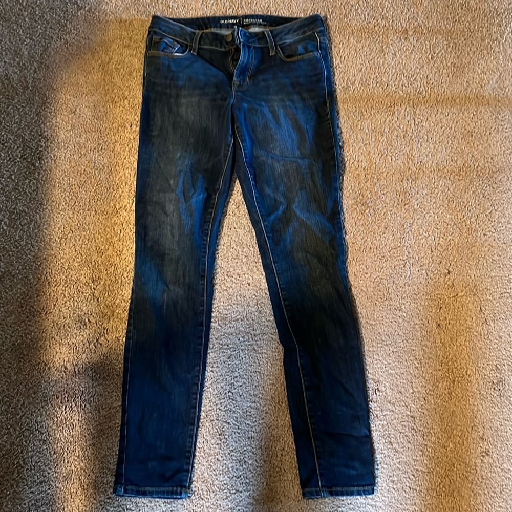 blue standard jeans, excellent condition